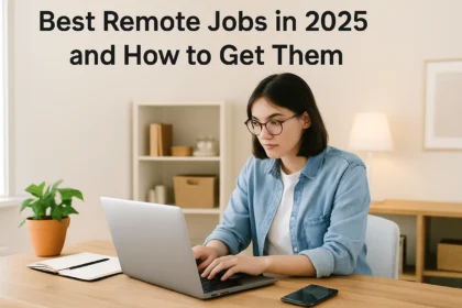Best Remote Jobs in 2025 Person working remotely with laptop in a home office