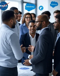 Students participating in a Top Internship Programs in 2025